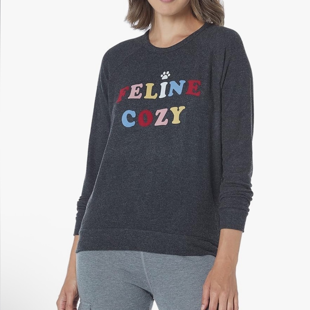 🆕 PJ Salvage Flannels Feline Cozy Long Sleeve